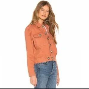 FP Movement by Free People Terracotta Jean Jacket